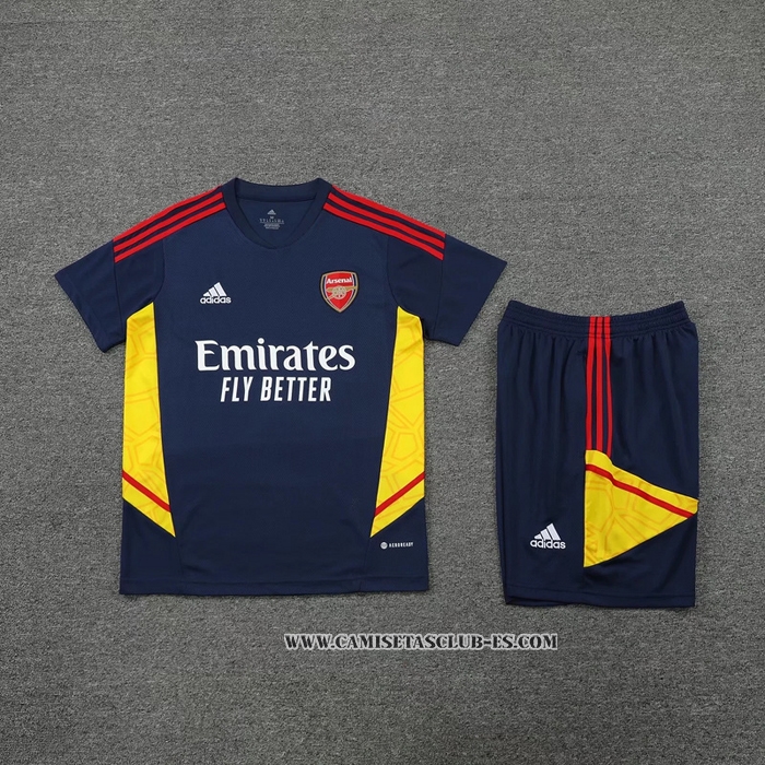 Chandal del Arsenal 22-23 Manga Corta Azul - Pantalon Corto